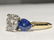 One 2.06 carat diamond & sapphire ring,GIA report - 6