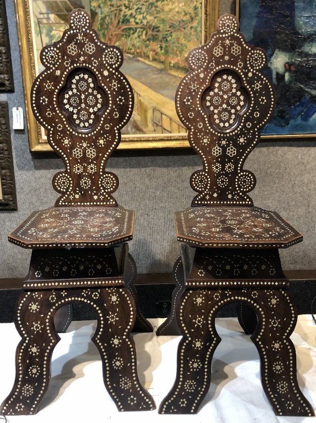 Pair of Moroccan chairs (1 of 7)