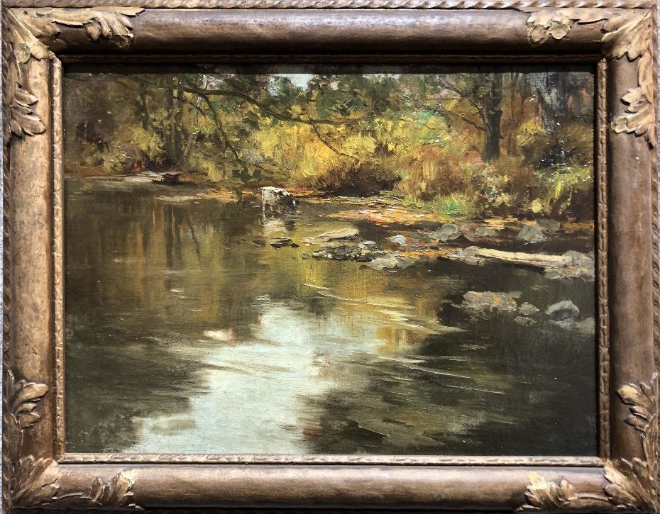 Painting on board of Catskills by Charles P.Gruppe 1922 (1 of 10)