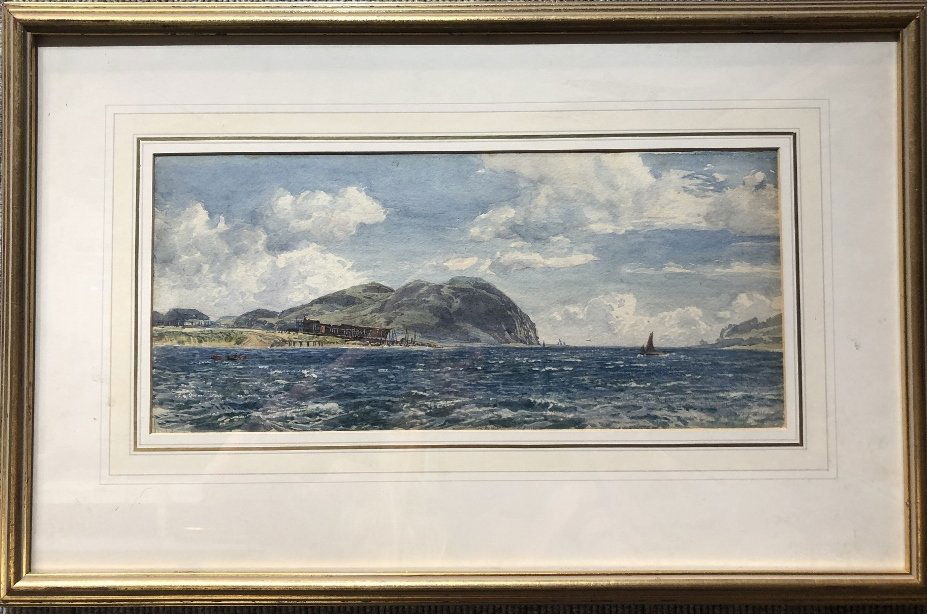Watercolor Dewars Island  by Henry Moore, 19thc (1 of 7)