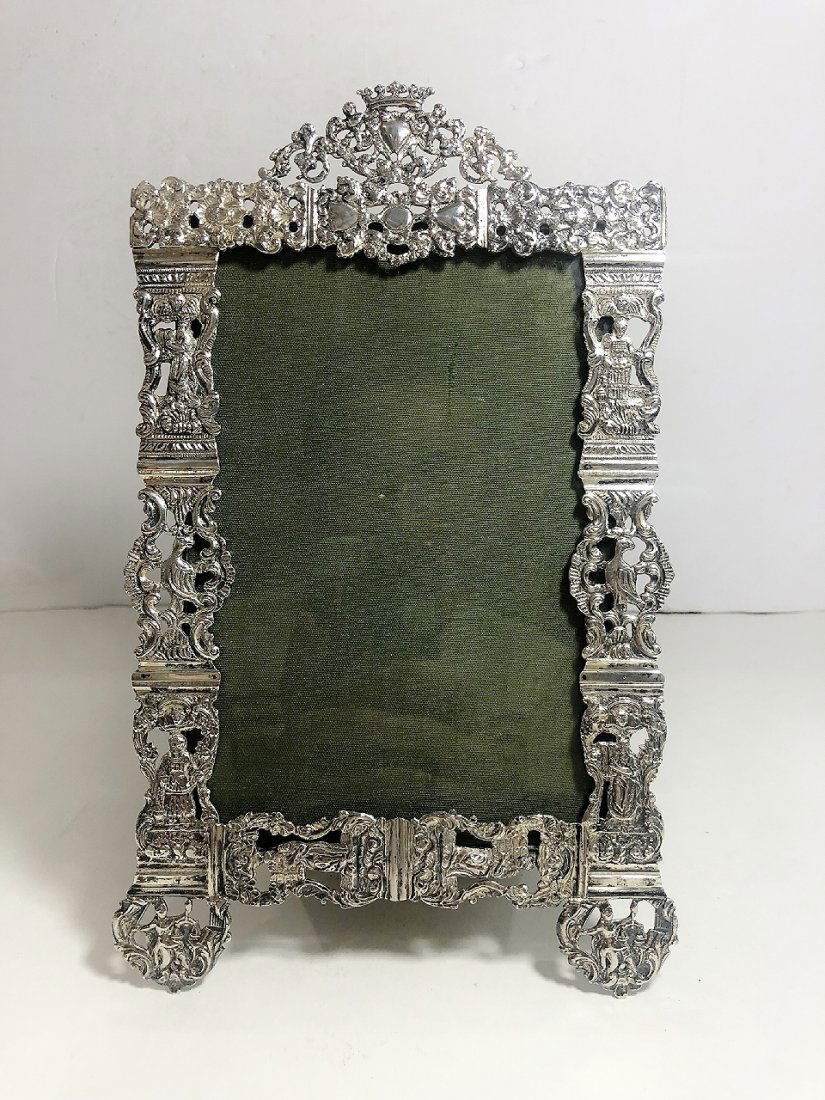 800 silver picture frame, Dutch style,Old Testament (1 of 5)