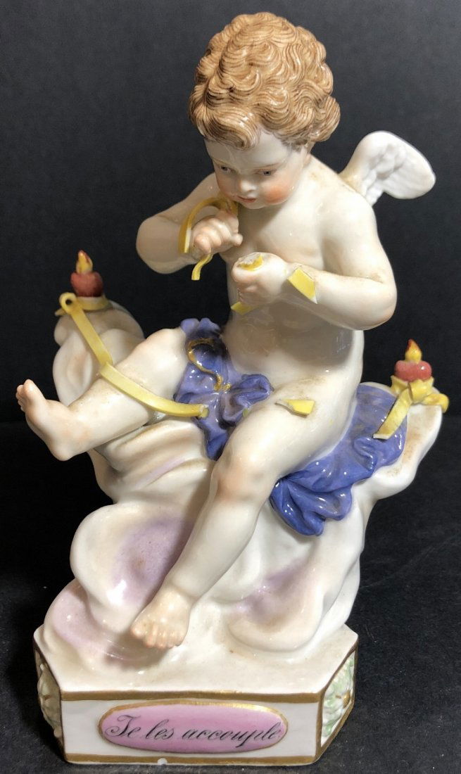 Meissen porcelain figurine, 19th cent (1 of 11)