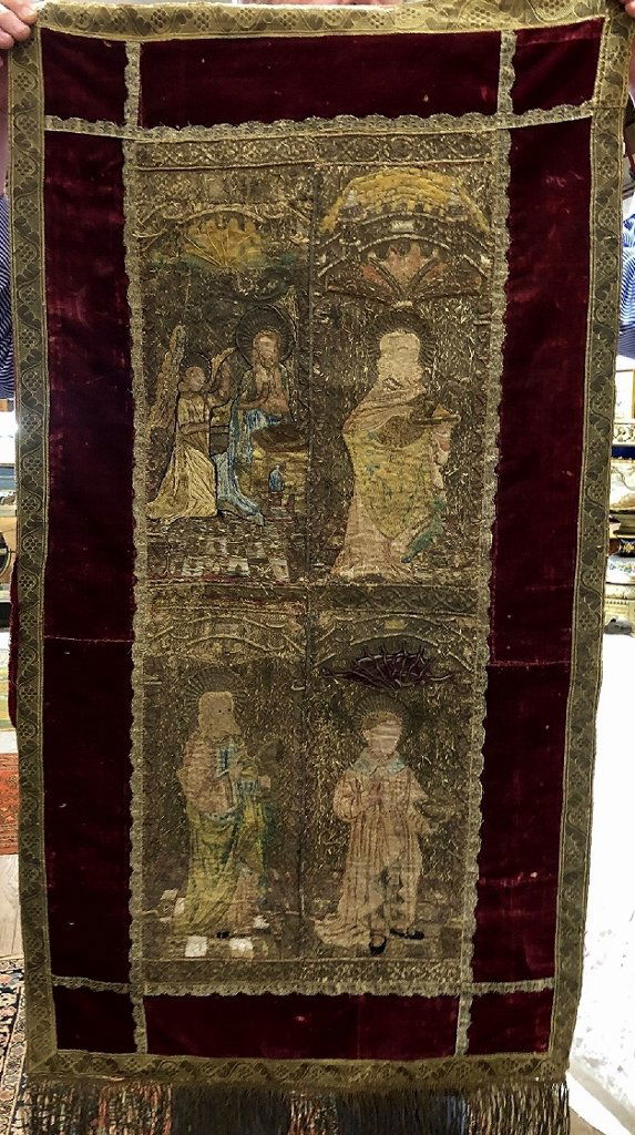 Early Ecclesiastical embroidery, 17th century (1 of 6)
