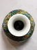 Green Chinese vase, with elephant head handles - 6