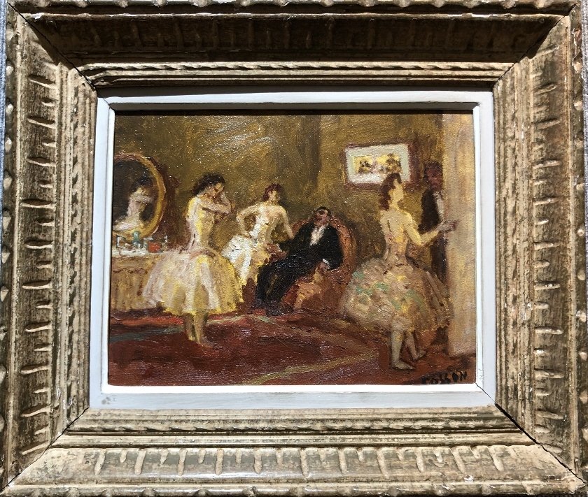 Ballerina painting by Jean Louis M Cosson (1 of 9)