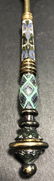 Large Faberge silver and enamel spoon, c1900, 8 "long - 5