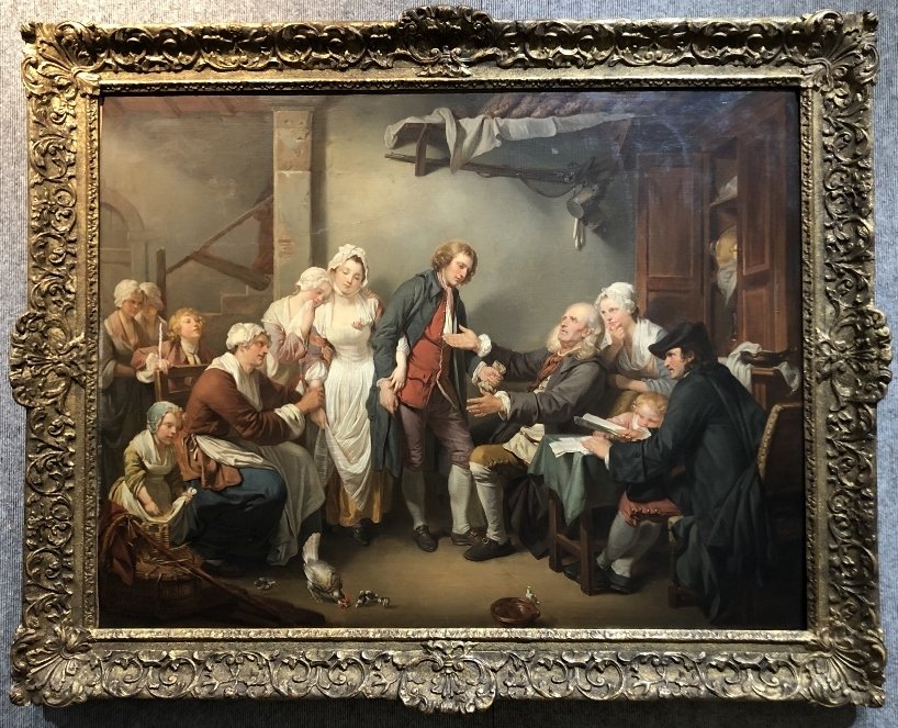 18th/19th ptg Jean Baptiste Greuze-Village Bride (1 of 10)