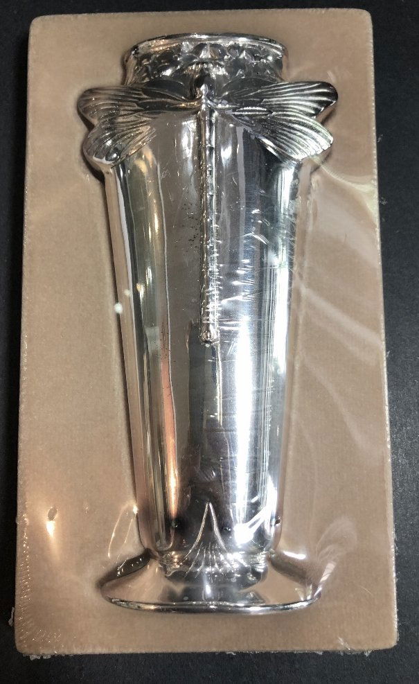 Christofle silverplate vase in box (1 of 5)