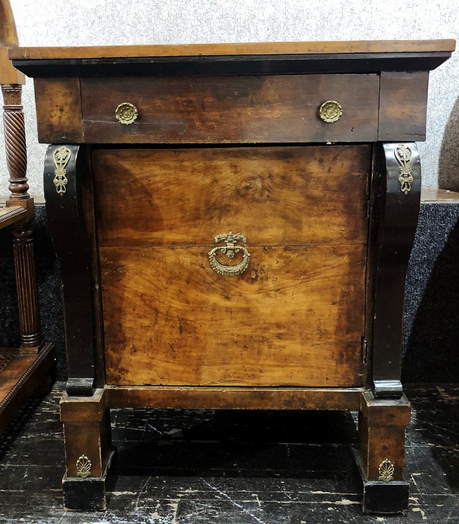 Empire style small table with drawer,19th century (1 of 5)