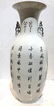 Chinese tall porcelain vase with handles, c.1900 - 2