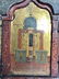 Russian painted wood triptych,c.1900 - 2