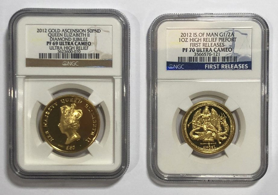 Two English gold coins,Rose Ass II,39.86dwts (1 of 19)