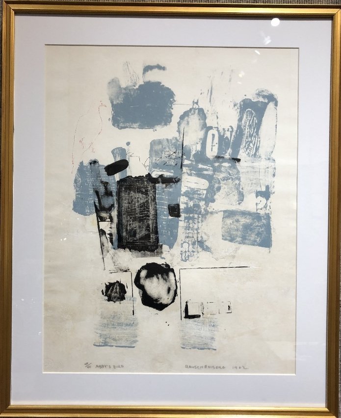 Robert Rauschenberg lithograph, Abby's Bird 1962 (1 of 8)