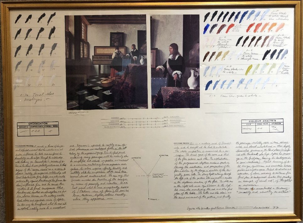 Mixed media on paper by Oswaldo Romberg(Argentine 20th) (1 of 7)