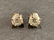 Platinum and diamond stud earrings, GIA report. - 4