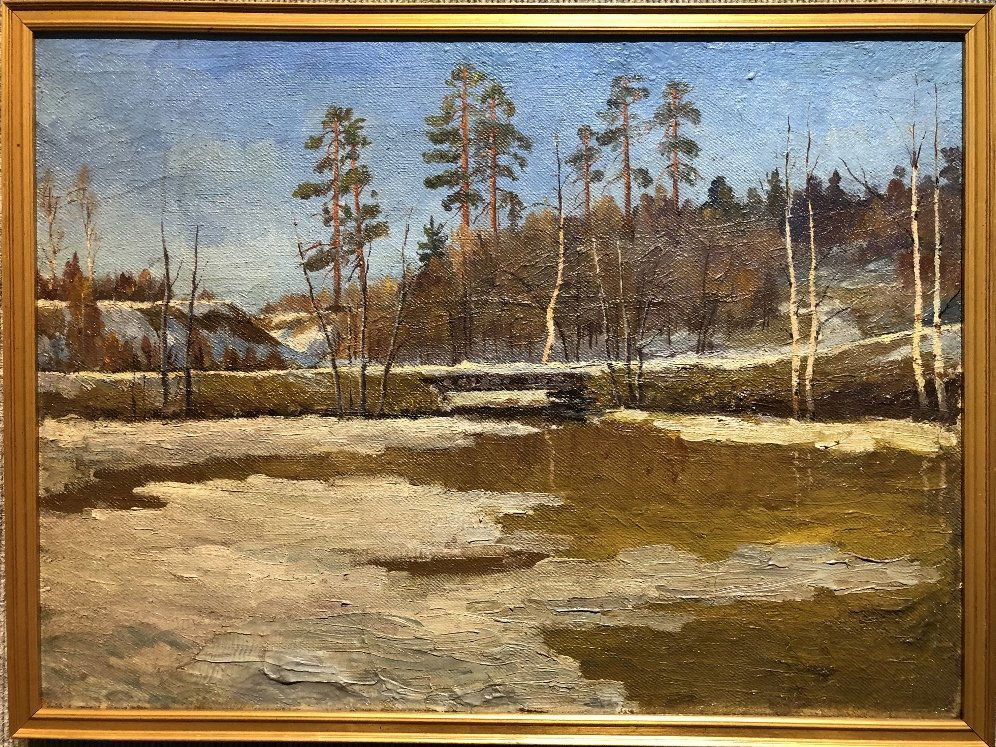 Russian landscape painting by Ivan Vasiliev (1 of 6)