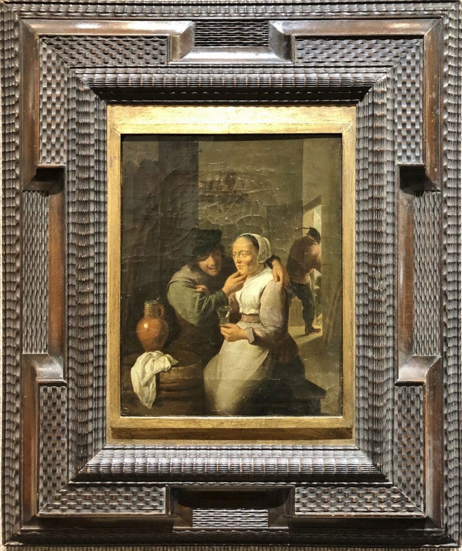 17th century Dutch ptg of tavern interior (1 of 6)