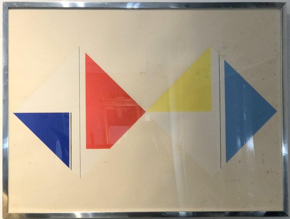 Large screenprint by Ilya Bolotowsky (1 of 4)