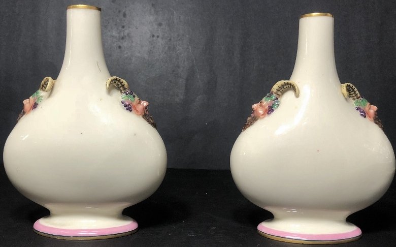 Pair Royal Worcester Satyr vases (1 of 7)