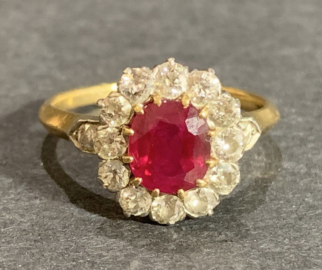 14k ruby and diamond ring 2.8dwt (1 of 4)