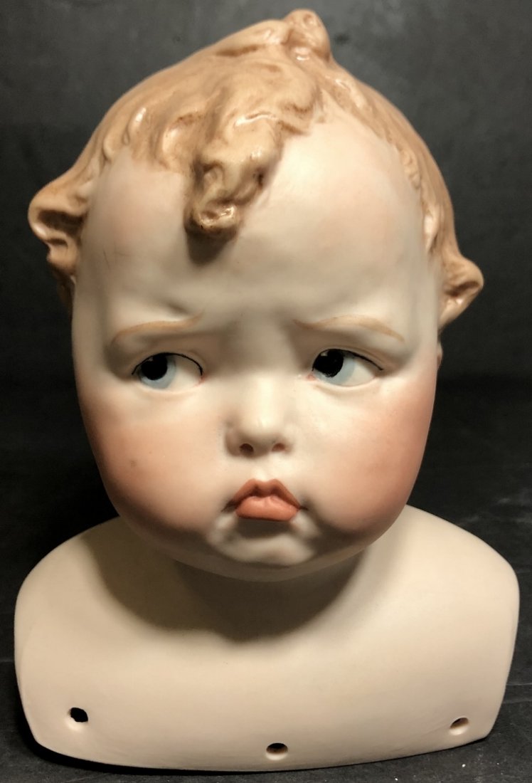 German babys doll head,c.1900 (1 of 8)