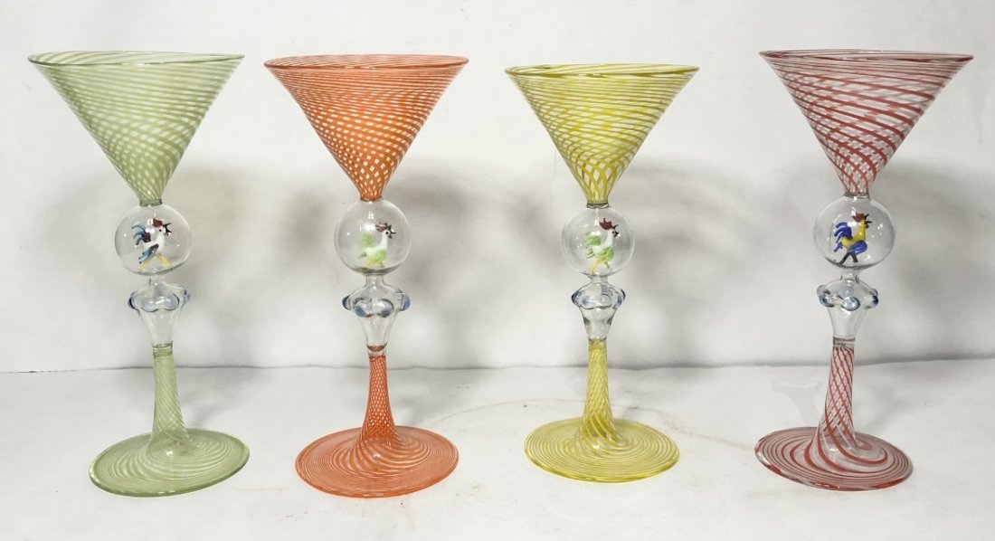 Four Bimini Werkstatte chicken glasses,Sams Place (1 of 5)