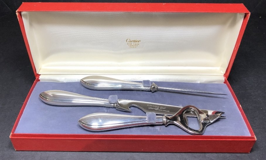 Cartier sterling bottle opener 5.1 t.oz (1 of 15)