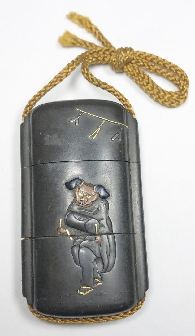 19thc mixed metal japanese inro c1880 (1 of 6)