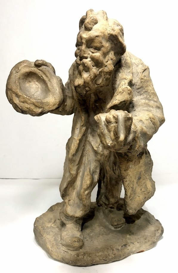 German Expressionist sculpture, Bernard Hoetger, 1906: German Expressionist sculpture, Bernard Hoetger, 1906.Handmade from clay. Height:11 inches high.--------------------------------------------------------------------------------------------------------