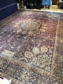 Magnificent Persian carpet, Tabriz or Isfahan, c.1950 (1 of 12)