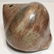 Wood bust of scholar, early shell form ceramic - 2