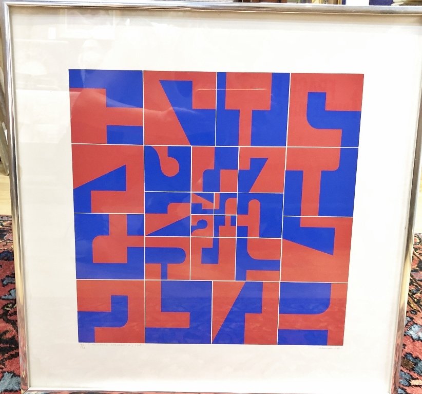 Reversed Grounds-2 lithograph by Norman Ives (1 of 7)