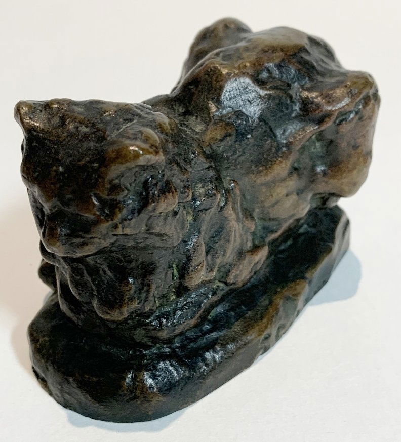 Bronze of cat,Sarah Morris Wise Greene,c.1935 (1 of 6)