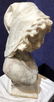 Alabaster bust of crying girl, c.1900 - 4