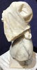 Alabaster bust of crying girl, c.1900 - 9