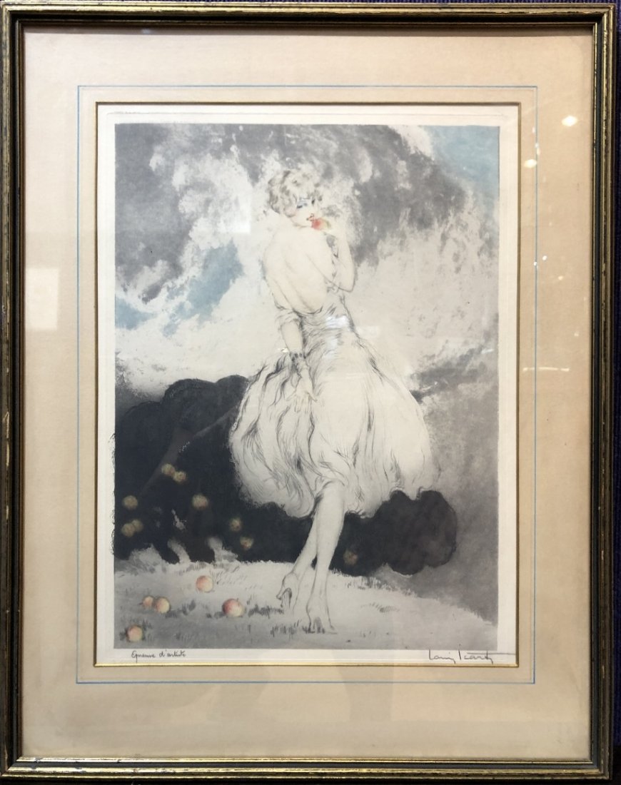 Forbidden Fruit,etching by Louis Icart, c.1929 (1 of 9)