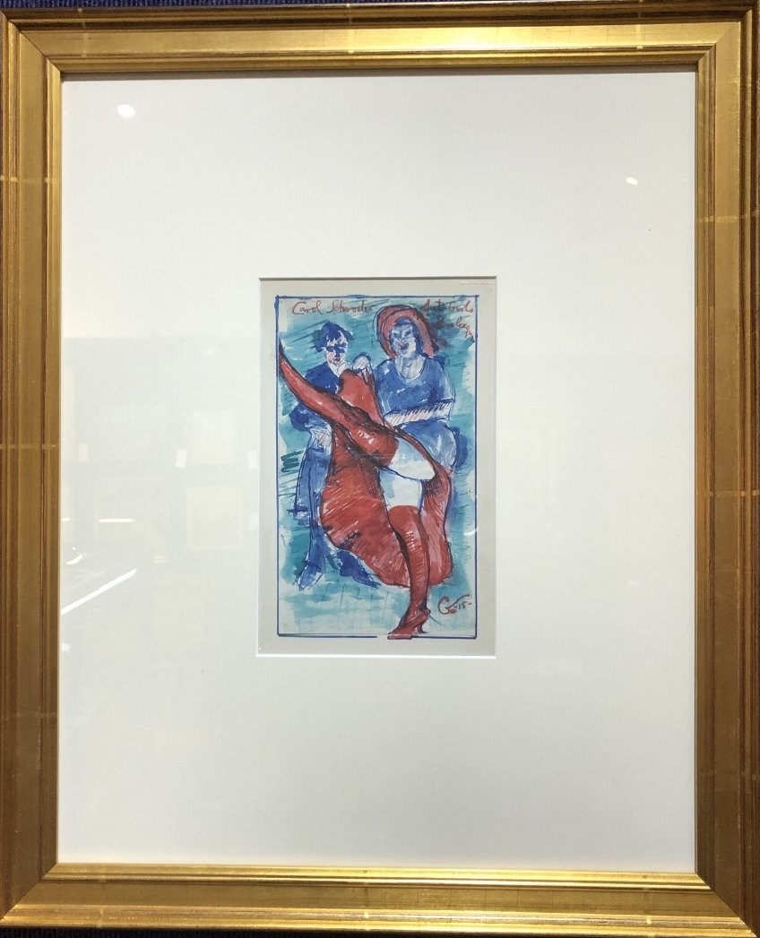 Watercolor of Auto-Girl by Henry Glintenkamp (1 of 9)