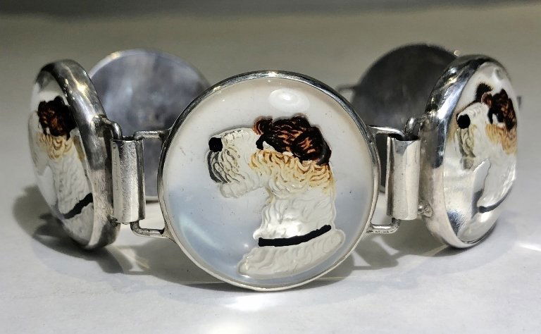 Asta crystal and silver dog bracelet, V.Simone (1 of 12)