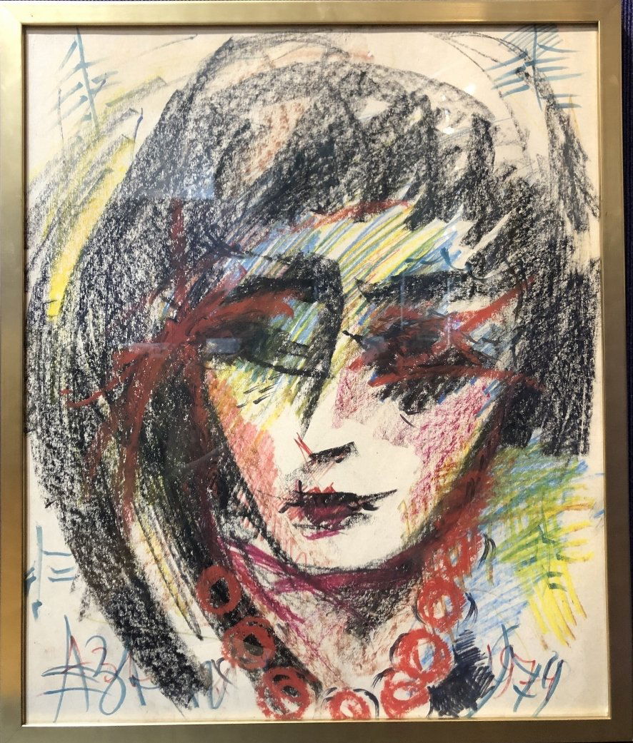 Young girls head by Anatoly Zverev, Ambassador provenen (1 of 7)