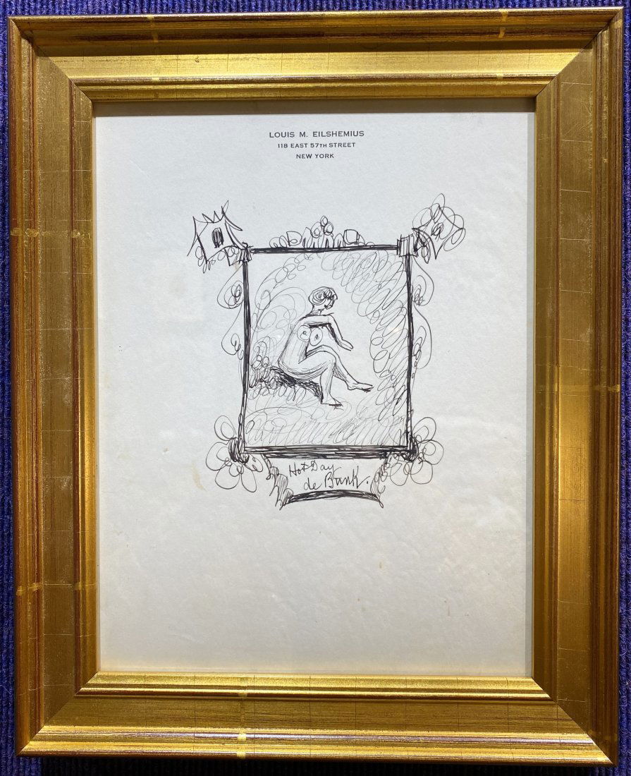 Hot day, drawing by Eilshemius, Orrin Riley (1 of 4)