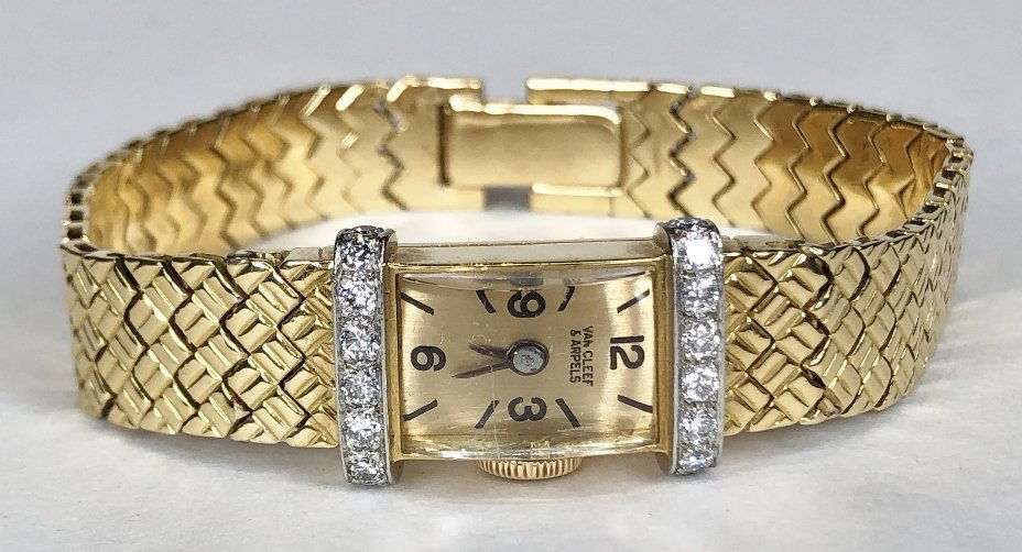18k Van Cleef and Arpels dia watch, Ulysses Nardin (1 of 16)