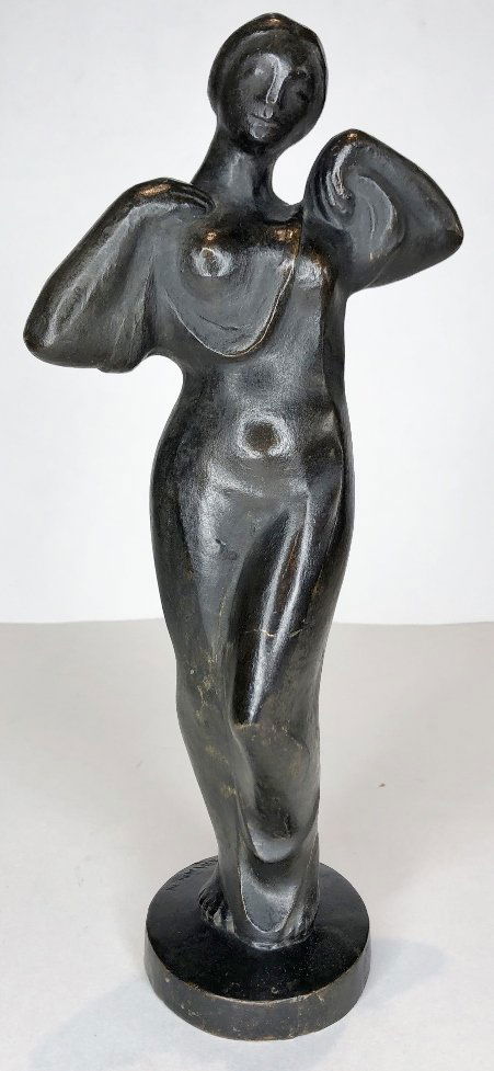 Art Deco bronze signed Zimmermann,c.1935 (1 of 7)