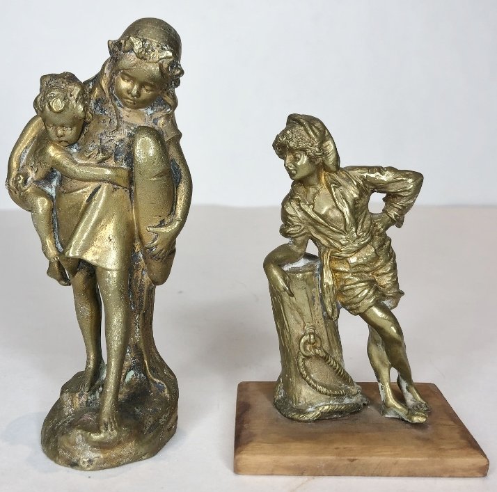 Two bronzes of children,c.1920 (1 of 11)