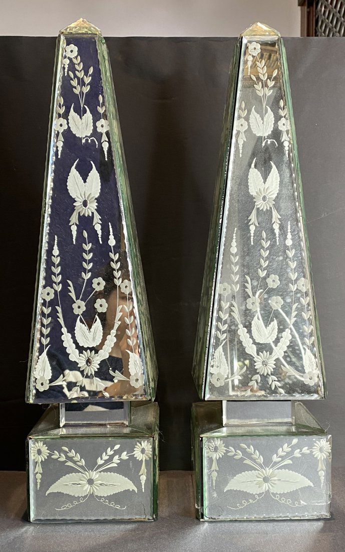 Pair of mirrored obelisks (1 of 5)