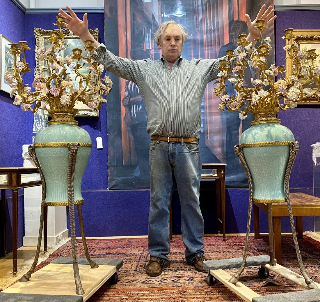 Magnif Chinese celadon French Palace decorations (1 of 14)