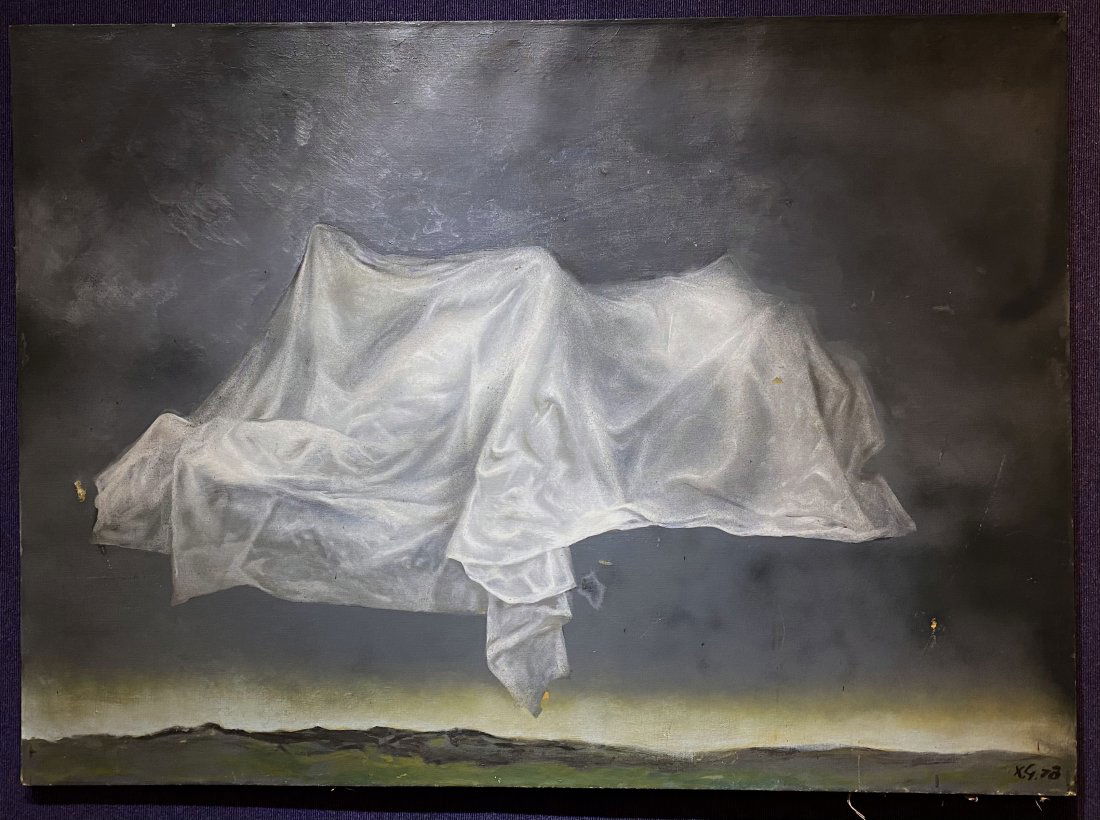 Large ptg by Xavier Gonzalez, titled Cloud (1978) (1 of 10)