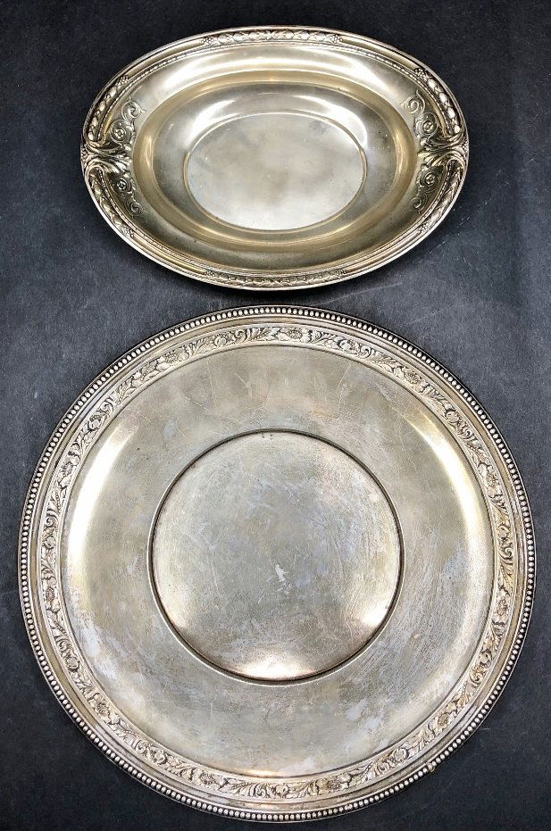 Two pieces of sterling silver 10.63 troy oz (1 of 7)