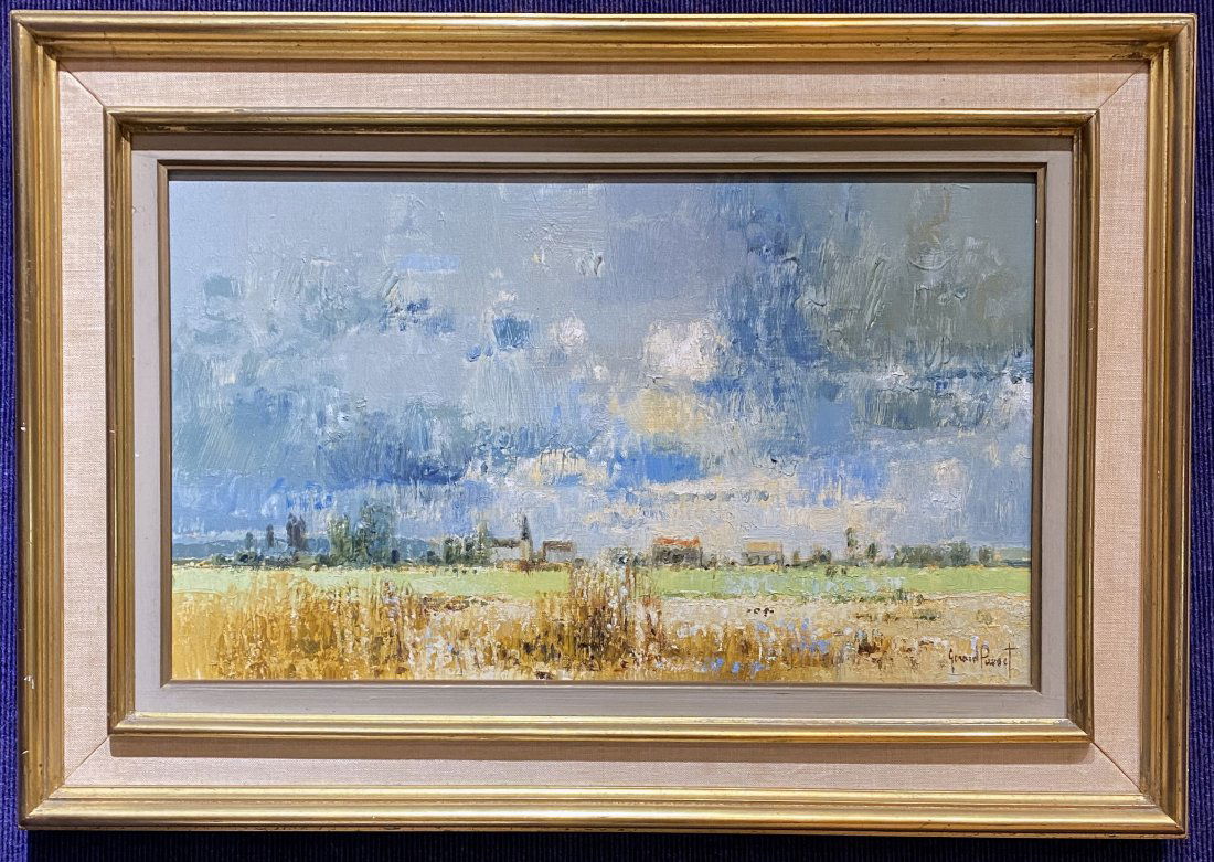 Ptg of horizon by Gerard Passet, c1960 (1 of 5)