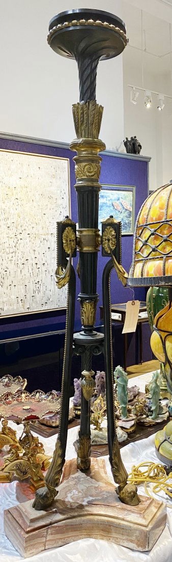Large bronze and onyx pedestal, c.1880 (1 of 10)