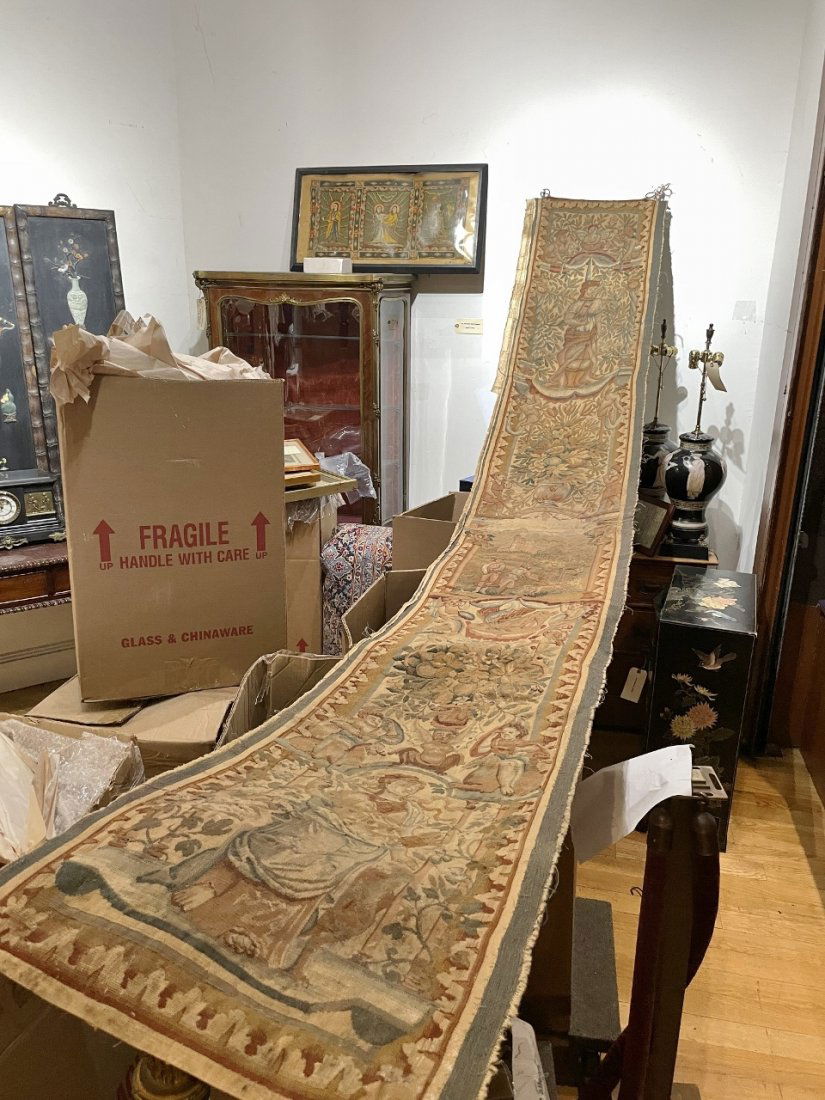 Antique tapestry panel (1 of 20)